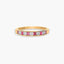Anillo de oro 18K diamante natural 0.04 ct. 
