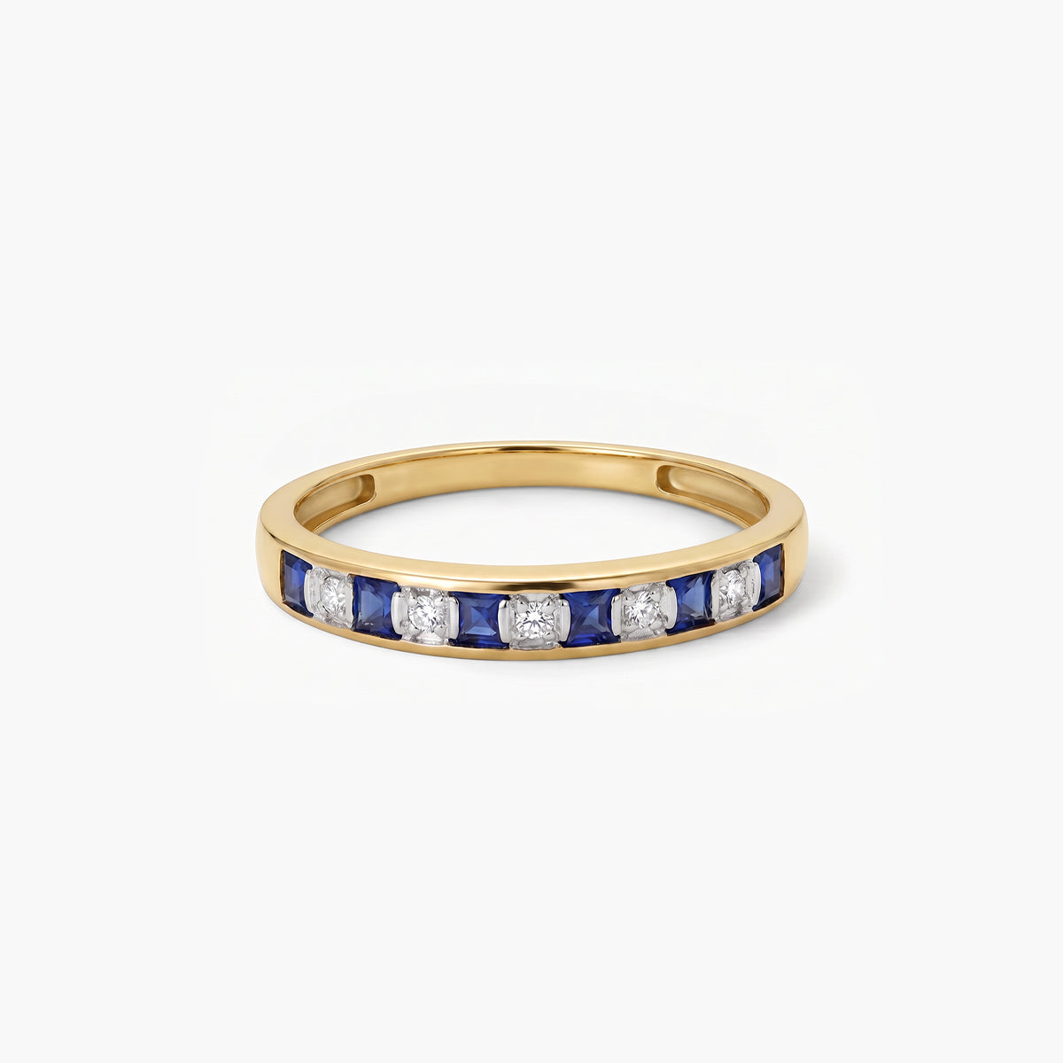 Anillo diamante natural oro 18 quilates