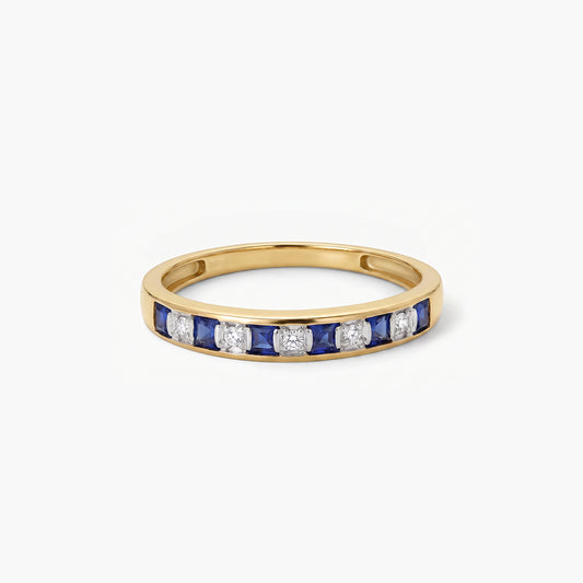 Anillo diamante natural oro 18 quilates