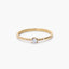 Anillo diamante natural 0.02 ct. oro 18 quilates
