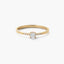 Anillo de oro 18K diamante natural 0.04 ct.