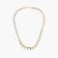 Gargantilla de oro bicolor 18K 45 cm eslabón