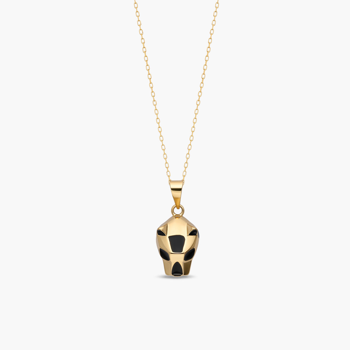 Collar de oro 18K 15 mm LEOPARD