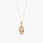 Collar de oro 18K esmeraldas 15 mm LEOPARD