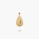 Medalla Virgen de Guadalupe México de oro 18K 22 mm