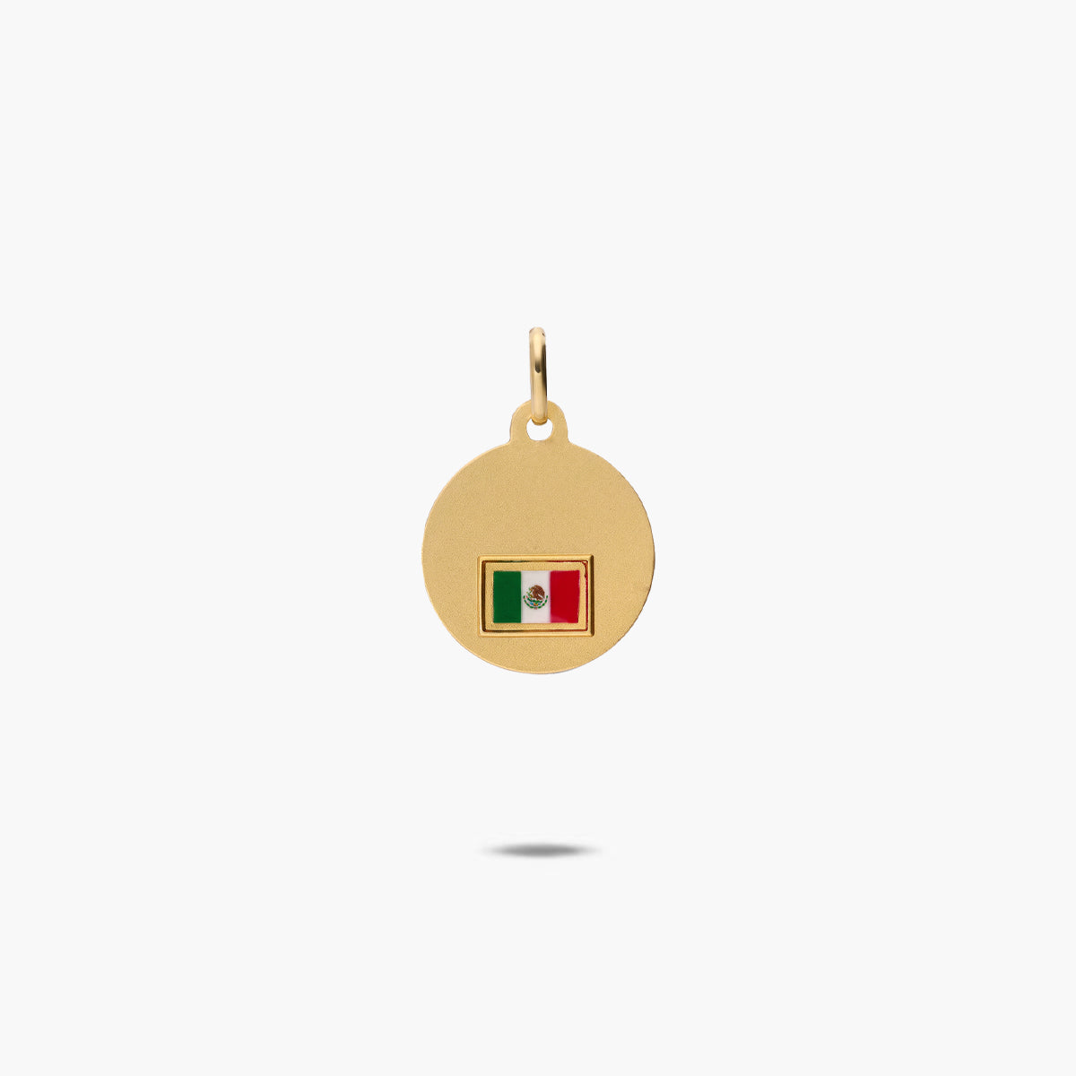 Medalla Virgen de Guadalupe México de oro 18K 14 mm