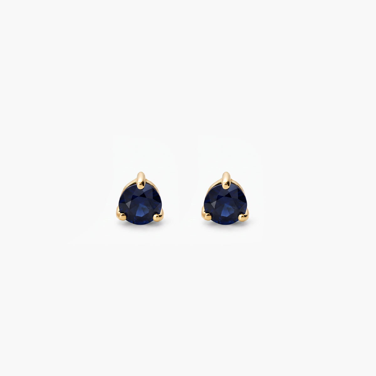 Pendientes de oro 18K zafiro 3 mm NIGHTFALL