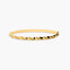 Pulsera rígida rizada de oro 18K 50x60 mm