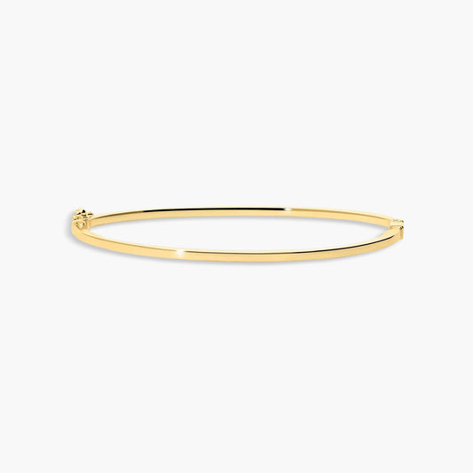 Pulsera rígida cuadrada de oro 18K 50x60 mm