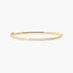 Pulsera rígida cuadrada de oro 18K 50x60 mm
