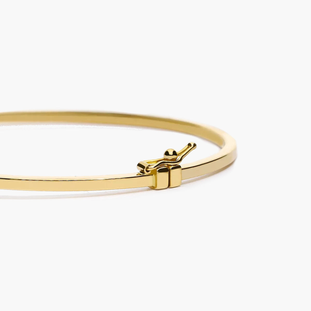 Pulsera rígida cuadrada de oro 18K 50x60 mm