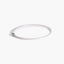 Pulsera rígida cuadrada de oro blanco 18K 50x60 mm