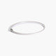 Pulsera rígida cuadrada de oro blanco 18K 50x60 mm