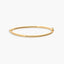 Pulsera rígida redonda de oro 18K 50x60 mm