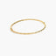 Pulsera rígida de oro 18K 50x60 mm TWIST