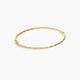 Pulsera rígida de oro 18K 50x60 mm TWIST
