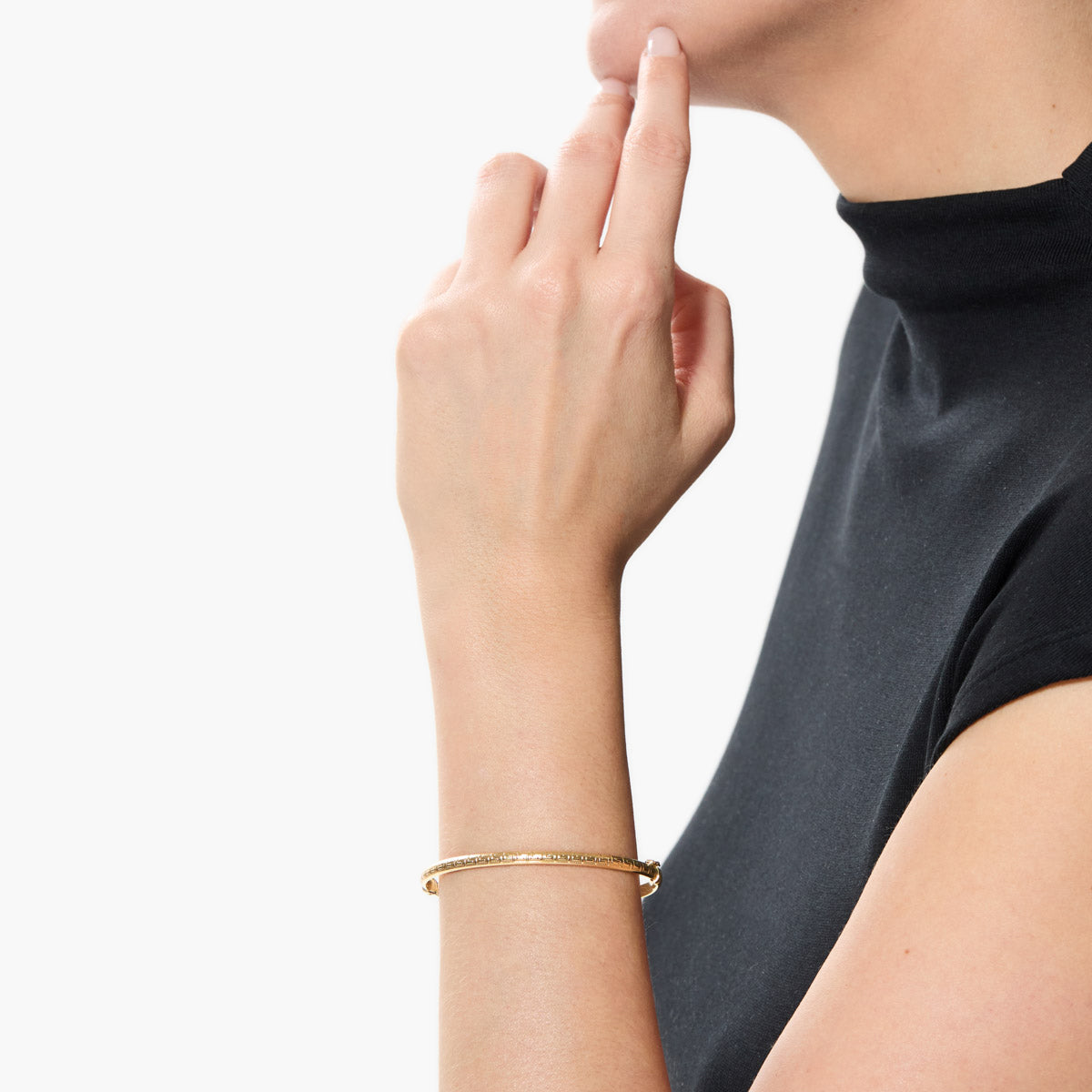 Pulsera rígida oro 18 quilates