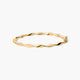 Pulsera rígida rizada de oro 18K 50x60 mm HELIX