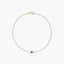 Pulsera de oro 18K esmeralda 3 mm 17-19 cm JUNGLE