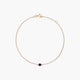 Pulsera de oro 18K zafiro 3 mm 17-19 cm NIGHTFALL
