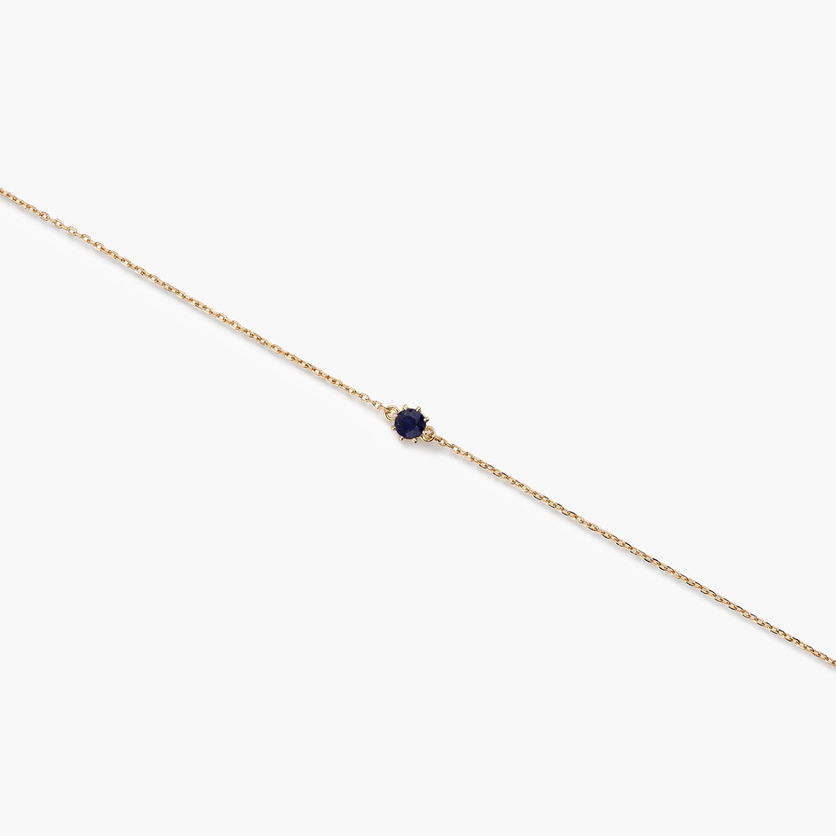 Pulsera de oro 18K zafiro 3 mm 17-19 cm NIGHTFALL