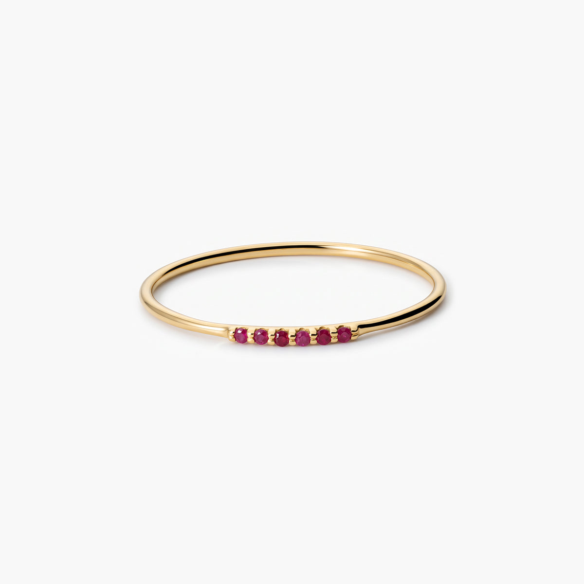 Anillo de oro 18K rubí