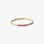 Anillo de oro 18K rubí