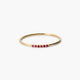 Anillo de oro 18K rubí