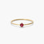 Anillo de oro 18K rubí LAVA