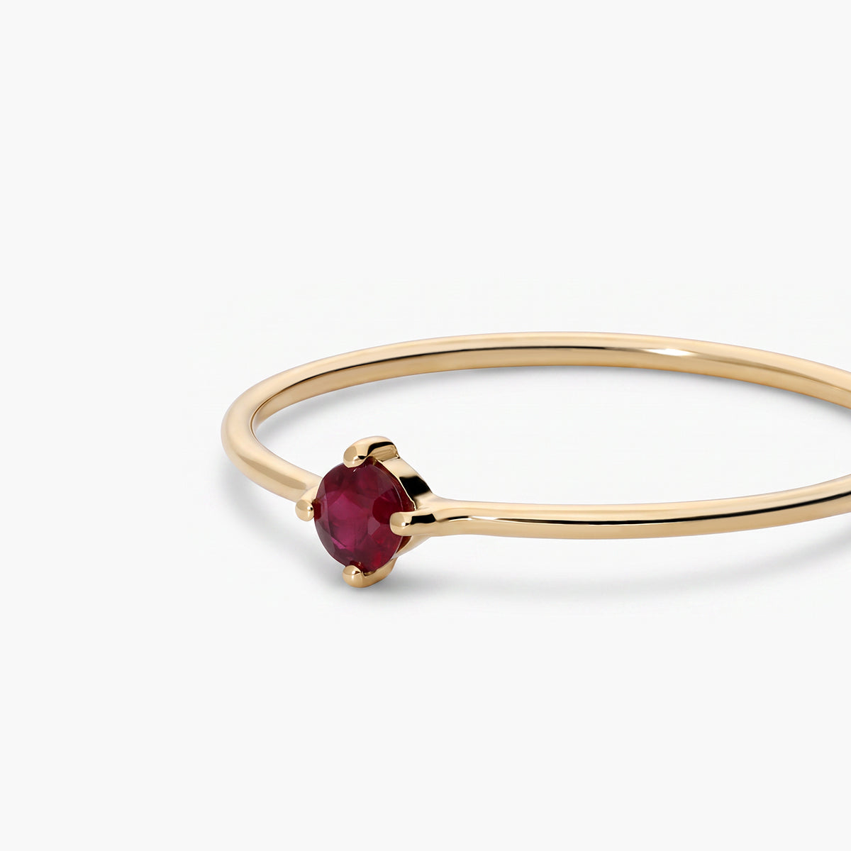 Anillo de oro 18K rubí LAVA