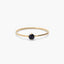 Anillo de oro 18K zafiro NIGHTFALL