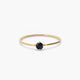 Anillo de oro 18K zafiro NIGHTFALL