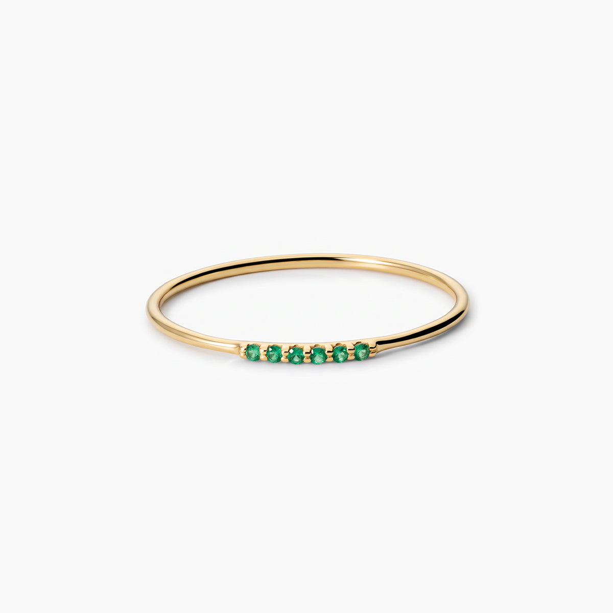 Anillo de oro 18K esmeralda
