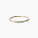 Anillo de oro 18K esmeralda