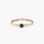 Anillo de oro 18K zafiro NIGHTFALL
