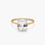 Anillo de oro 18K topacio blanco COLORS