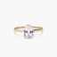 Anillo de oro 18K topacio blanco COLORS