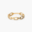Anillo eslabones de oro 18K