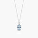Collar diamante natural 0.02 ct. oro 18 quilates