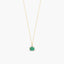 Collar diamante natural 0.01 ct. oro 18 quilates
