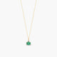 Collar diamante natural 0.01 ct. oro 18 quilates
