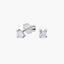 Pendientes diamante natural 0.30 ct. oro 18 quilates