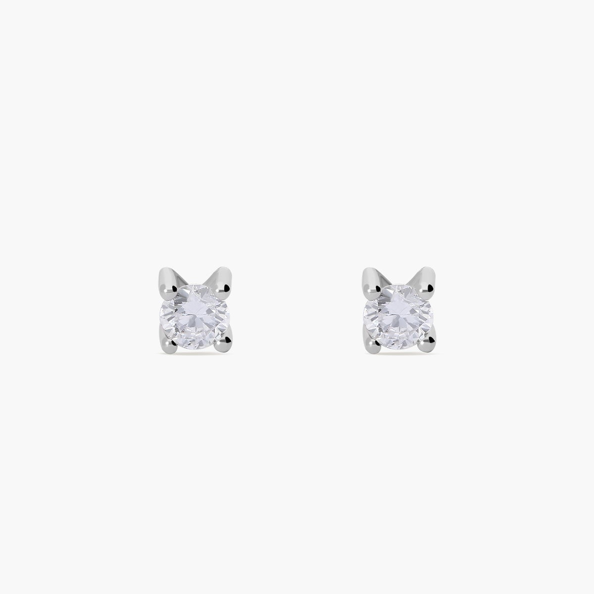 Pendientes diamante natural 0.30 ct. oro 18 quilates