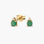 Pendientes diamante natural 0.02 ct. oro 18 quilates