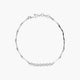 Pulsera de oro blanco 18K diamante natural 0.34 ct. 19 cm CHATEAU