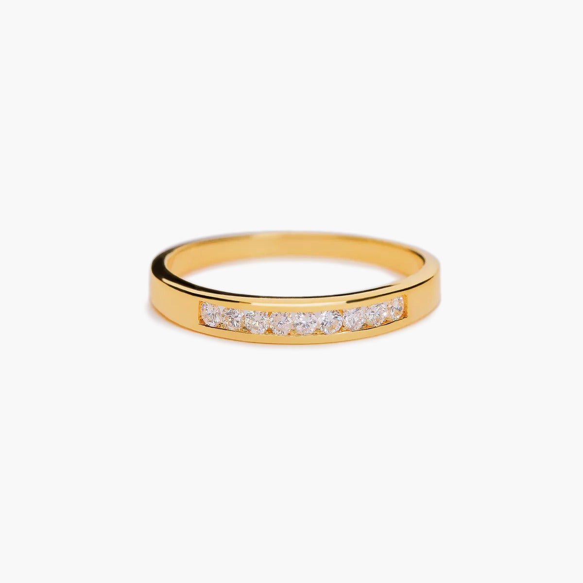 Anillo de oro 18K diamante natural 0.18 ct. METEOROIDS