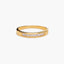 Anillo de oro 18K diamante natural 0.18 ct. METEOROIDS