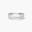 Anillo de oro blanco 18K diamante natural 0.13 ct. 