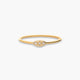 Anillo diamante natural 0.02 ct. oro 18 quilates
