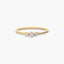 Anillo diamante natural 0.11 ct. oro 18 quilates